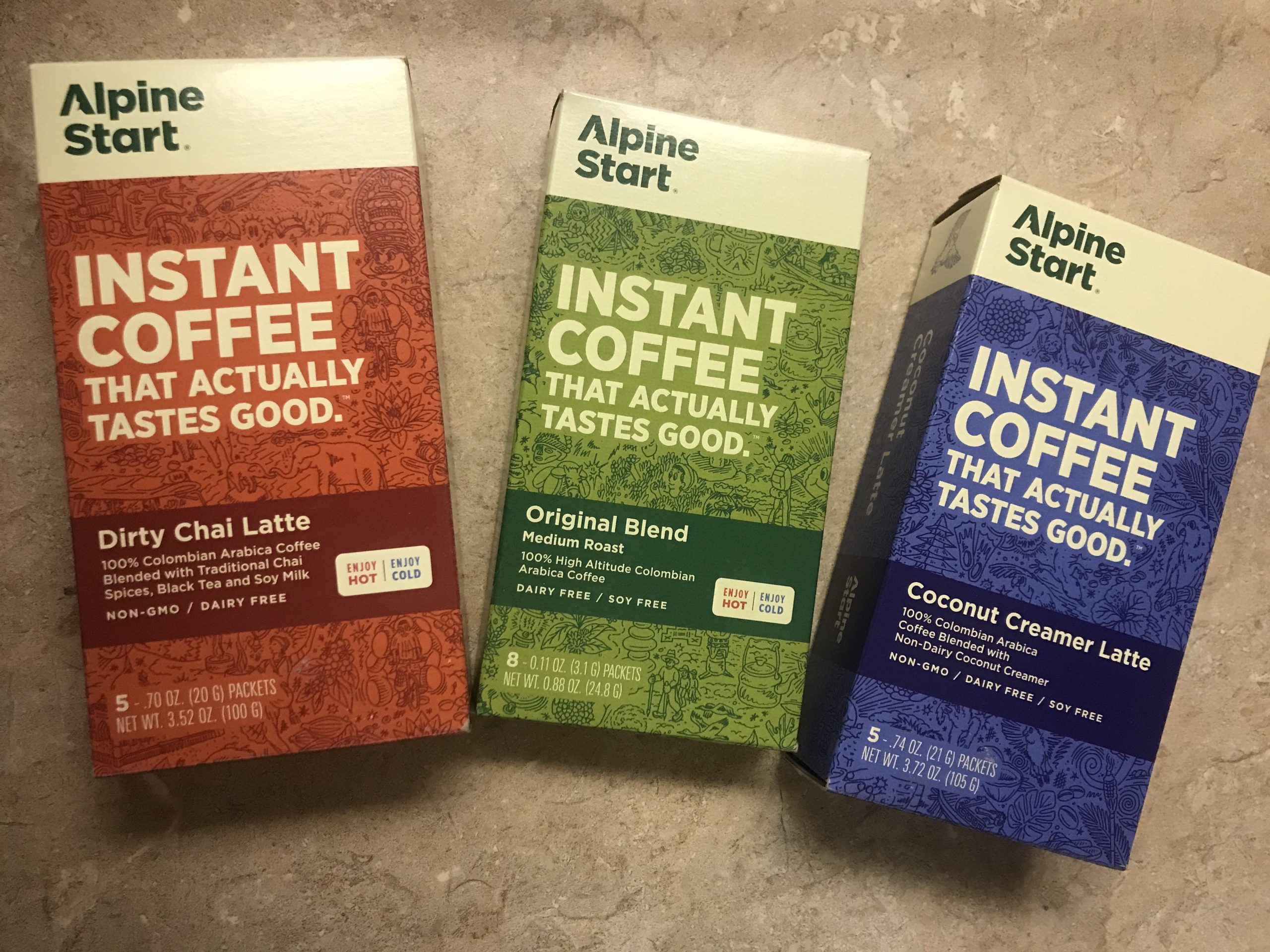 Alpine Start Instant Coffee Raeosunshine